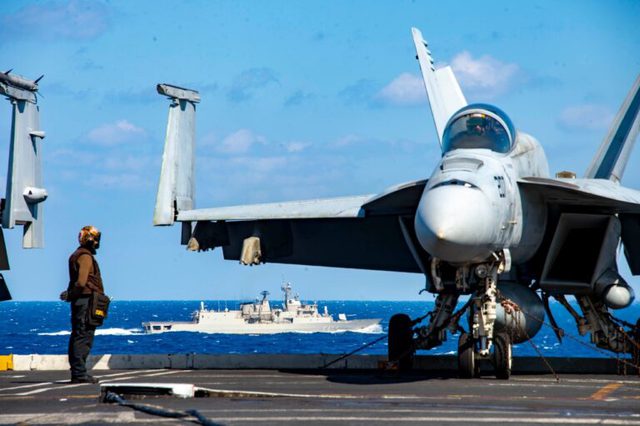 Συνοδεία – Συνεκπαίδευση της Φρεγάτας (Φ/Γ) ΨΑΡΑ με Δύναμη Κρούσης Αεροπλανοφόρου (Carrier Strike Group) USS DWIGHT D. EISENHOWER