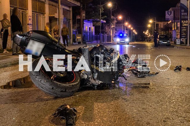 Νεκρή 23χρονη κοπέλα από τροχαίο στην Αμαλιάδα-Σε κρίσιμη κατάσταση ο οδηγός της μοτοσικλέτας