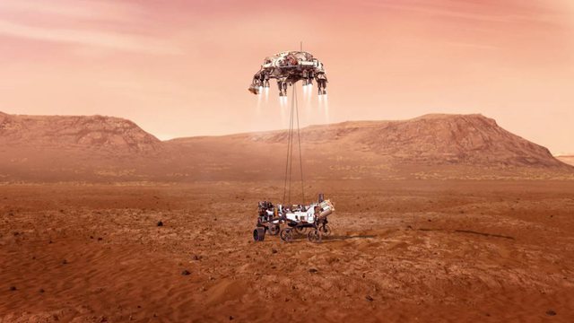 Εικόνες από την προσεδάφιση του «Perseverance» στον Άρη (video)