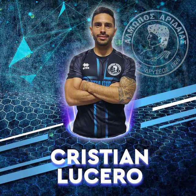 Την συμφωνία της με τον ποδοσφαιριστή Cristian Lucero ανακοίνωσε ο Αλμωπός Αριδαίας