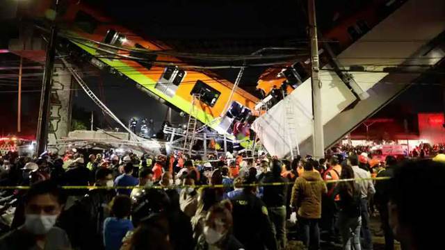 Τραγικό δυστύχημα στο Μεξικό με δεκάδες νεκρούς - Κατέρρευσε γέφυρα του Μετρό [βίντεο] 