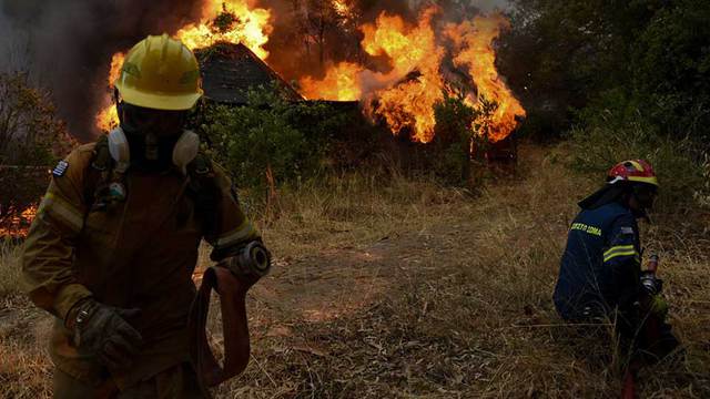 Φωτιές: Συνεχίζεται η μάχη με τις φλόγες στα Βίλια - Σε ύφεση η πυρκαγιά στην Κερατέα