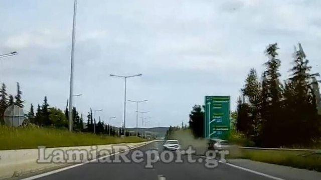 Κάμερα κατέγραψε το θανατηφόρο τροχαίο στη ΛΕΑ στην Εθνική Αθηνών - Θεσσαλονίκης