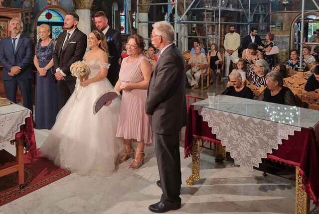 Με τα ιερά δεσμά του γάμου ενώθηκαν ο πρόεδρος της Α.Ε Καβασίλων Δ.Κουτσιάδης και η εκλεκτή της καρδιάς του Βασιλική