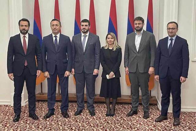 Ο Τάσος Μπαρτζώκας εκπρόσωπος της  Ελληνικής Βουλής στην Αρμενία, στο πλαίσιο του Ευρωπαϊκού Προγράμματος Συνεργασίας