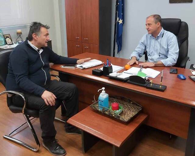 Το Νοσοκομείο Βέροιας επισκέφθηκε ο υποψήφιος βουλευτής Νίκος Τσιαμήτρος