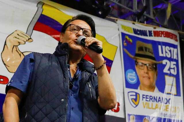 Δολοφονήθηκε ο Φερνάντο Βιγιαβισένσιο υποψήφιος πρόεδρος του Ισημερινού