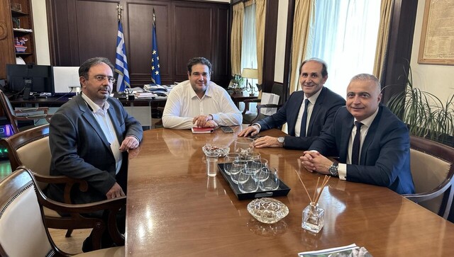 Συνάντηση Κωνσταντίνου Βοργιαζίδη με τον Αναπλ. Υπουργό Εσωτερικών Θεόδωρο Λιβάνιο