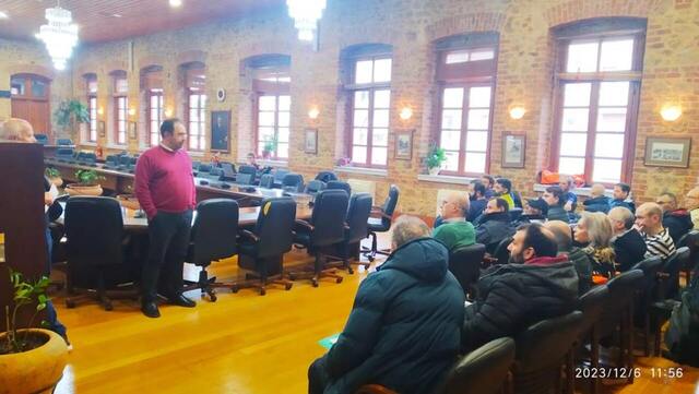 Συνάντηση των εργαζομένων στη ΔΕΥΑ Βέροιας με το Δήμαρχο Κωνσταντίνο Βοργιαζίδη
