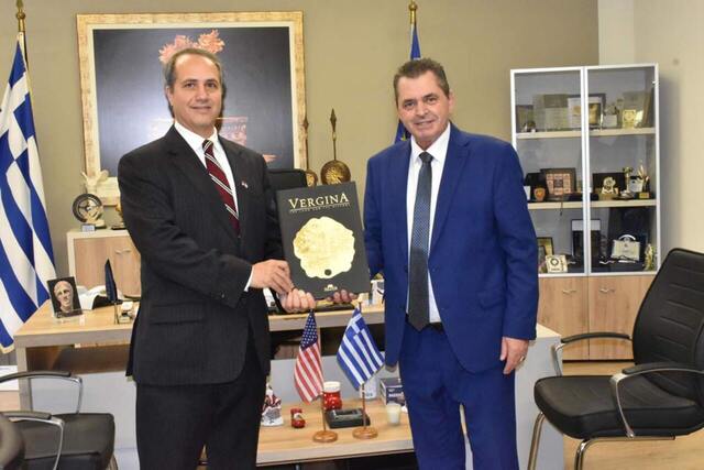Την Π.Ε. Ημαθίας επισκέφτηκε ο Γενικός Πρόξενος των Η.Π.Α. στη Θεσσαλονίκη κ. Jerry Ismail
