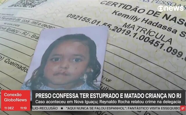 Φρικιαστικό έγκλημα στη Βραζιλία: Κρέμασε την 4χρονη ανιψιά του επειδή έκλαιγε, αφού πρώτα τη βίασε